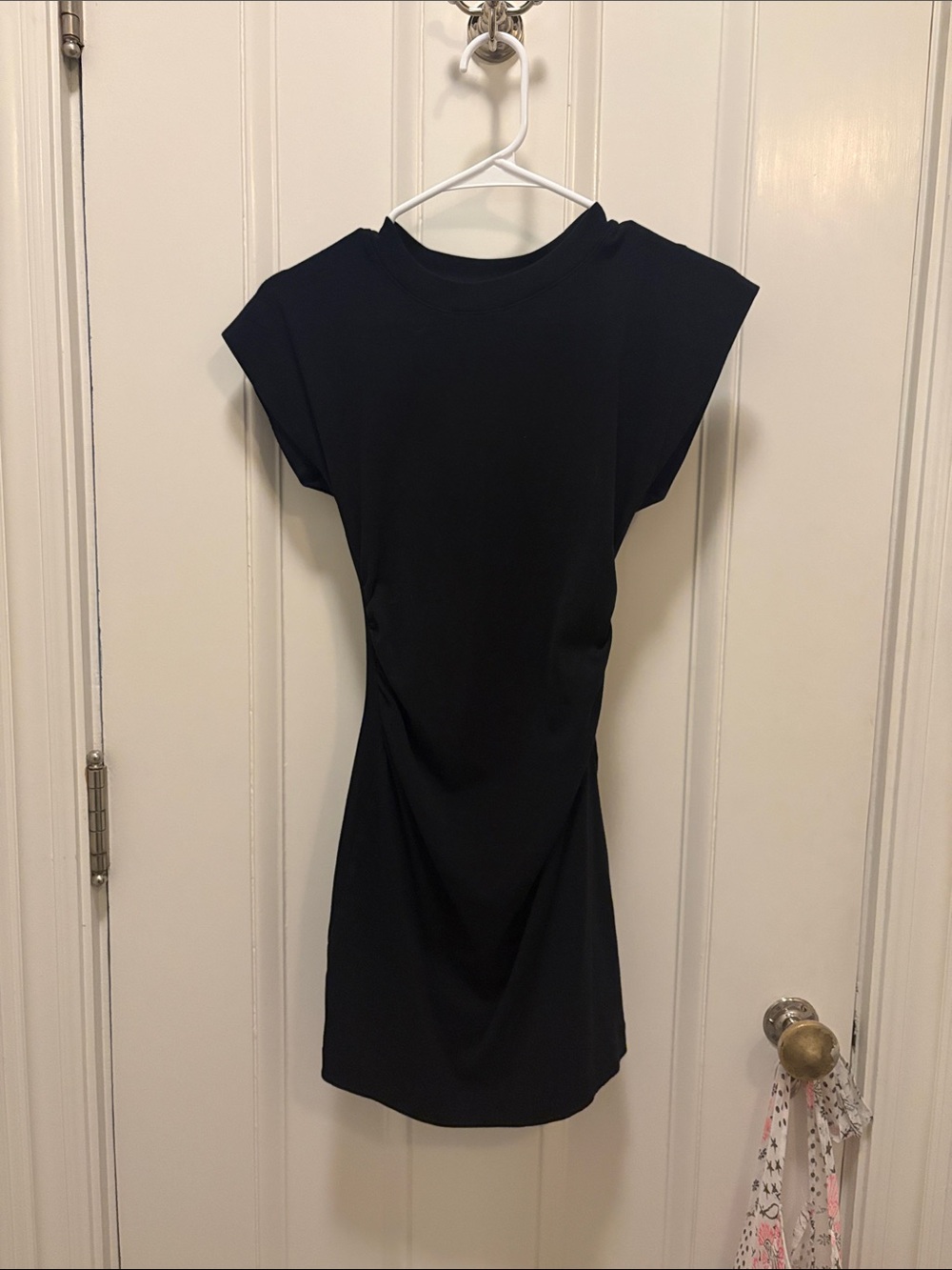 Black mini dress